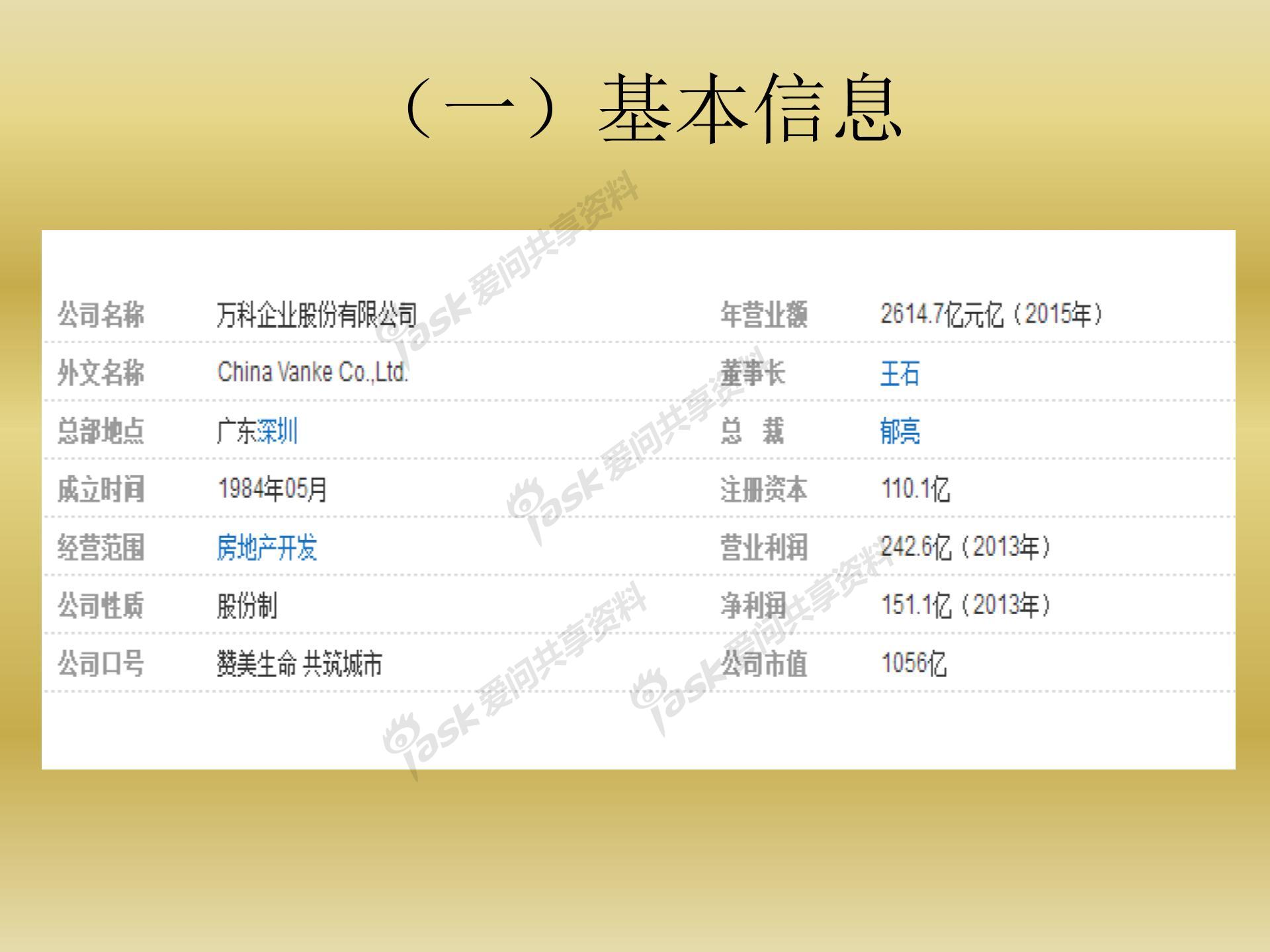 2018年万科集团财务分析报告图片3