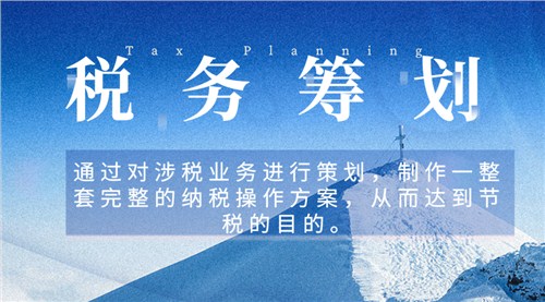 上海税务筹划公司(上海公司税务查询系统)