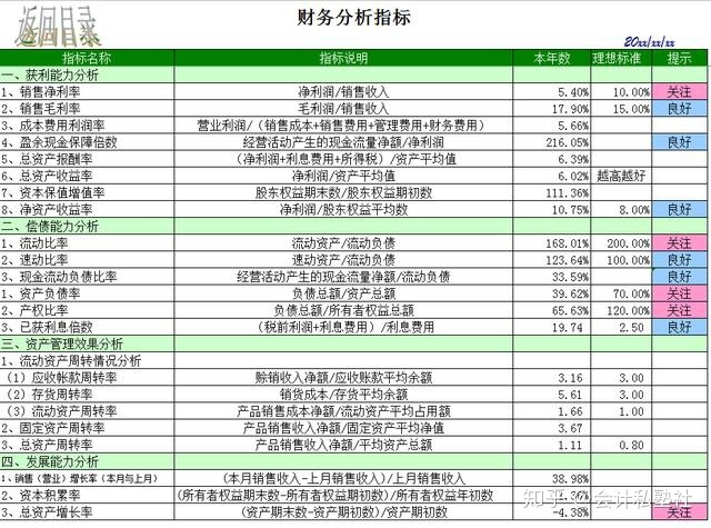 公司财务分析报告(单位财务自查自纠报告)