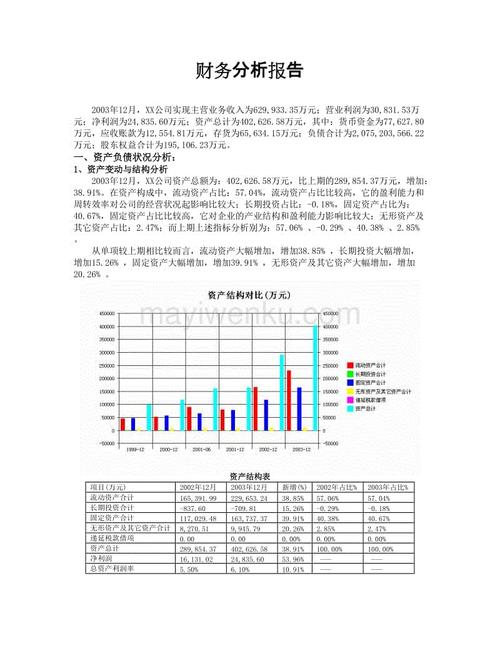 财务分析报告怎么写