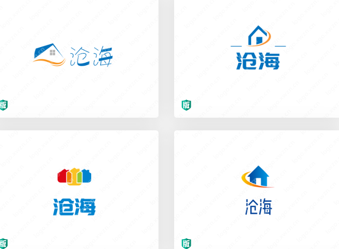 建材行业的沧海LOGO赏析